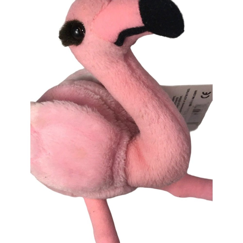 Pink Flip the Flamingo Bean Bag Plush by Dakin Huggables With Original Tags - Picture 10 of 10